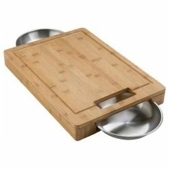 Brand new 🔥 Napoleon Pro Carving/Cutting Board W/ Stainless Steel Bowls 🎁