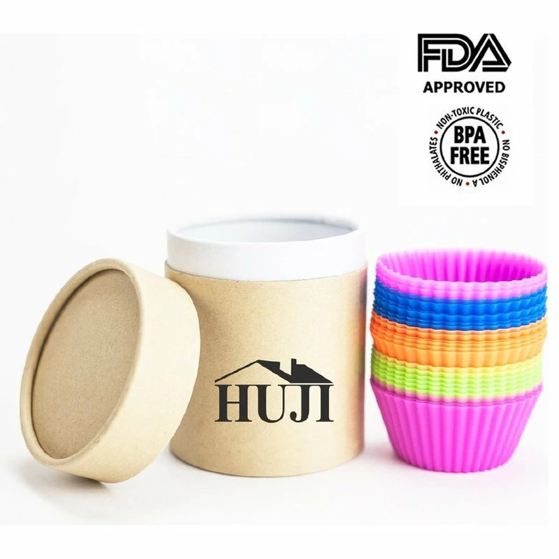 Coupon ๐ Huji Multicolored Reusable Silicone Baking Cupcake Cups Molds โค๏ธ 5 Coupon ๐ Huji Multicolored Reusable Silicone Baking Cupcake Cups Molds โค๏ธ - Image 3