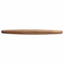 New 🔥 BLOOMINGVILLE Brown Acacia Wood Rolling Pin 🎉