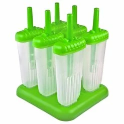 Budget 💯 Tovolo Green Groovy Ice Pop Molds, Set Of 6 👏