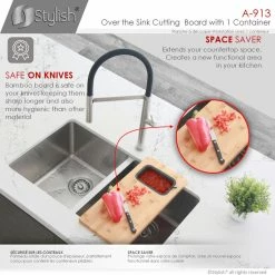 Promo 😉 Stylish Over The Sink Serving Board With 1 Container A-913 😀 16 Promo 😉 Stylish Over The Sink Serving Board With 1 Container A-913 😀 -kitchen tools Sales 4341c1a00f442ceb 9928 w800 h800 b0 p0