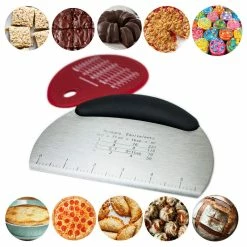 Buy ๐งจ Huji 2-Piece Stainless Steel Dough Cutter And Scilione Scraper ๐ 9 Buy ๐งจ Huji 2-Piece Stainless Steel Dough Cutter And Scilione Scraper ๐ -kitchen tools Sales 4fa116a600cba8ae 8853 w800 h800 b1 p0