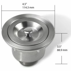 Hot Sale 🔔 Luxier Kitchen/Bar Sink Lift-Out Basket Strainer And Stopper, 3.5" 🧨 -kitchen tools Sales 7aa14758068eb37d 8677 w800 h800 b1 p0