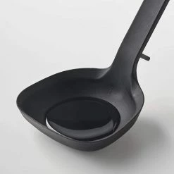 Coupon 🛒 Yamazaki Home Floating Soup Ladle, Silicone, Black, Ladle ⌛ -kitchen tools Sales 85e13296025ad696 2636 w800 h800 b0 p0