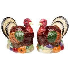 Brand new ๐ Cosmos Gifts Corp. Turkey Salt And Pepper Shakers, Set Of 2 ๐
