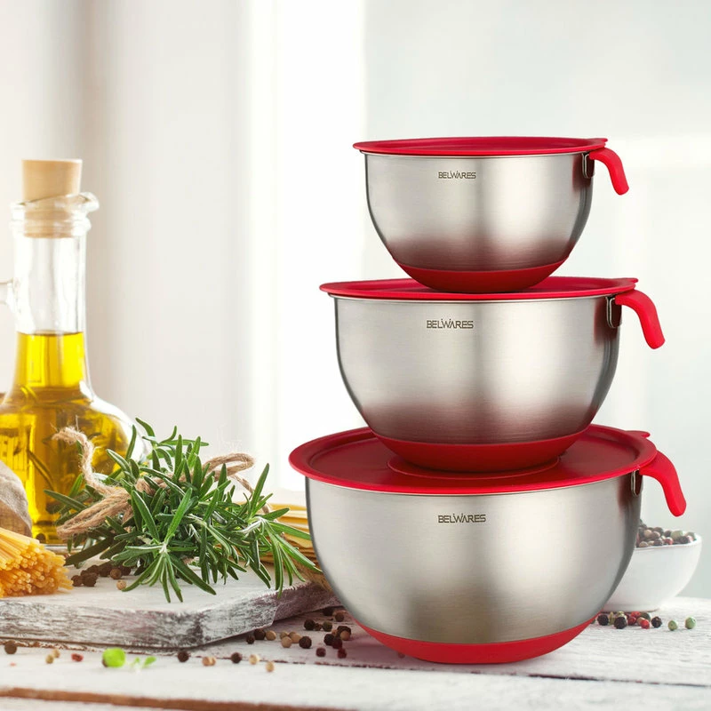 Outlet ๐ Belmint Belwares Stainless Steel Mixing Bowls With Grater ๐ฅ 7 Outlet ๐ Belmint Belwares Stainless Steel Mixing Bowls With Grater ๐ฅ - Image 5