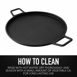 Cheapest 👍 Permasteel, Inc Kenmore 14 Inch Cast Iron Pizza Pan In Black ✨ -kitchen tools Sales bfa17edf008098d1 7156 w800 h800 b0 p0