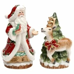 Cheapest ๐ Cosmos Gifts Corp. Victorian Harvest Santa And Reindeer Salt And Pepper Shakers, Set Of 2 ๐
