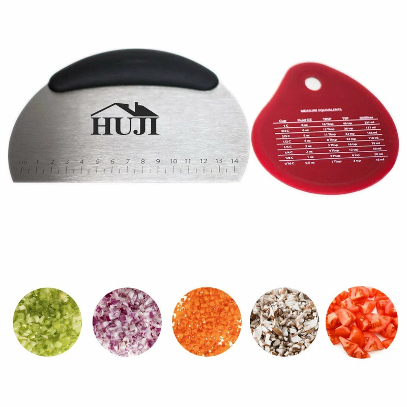 Buy ๐งจ Huji 2-Piece Stainless Steel Dough Cutter And Scilione Scraper ๐ 6 Buy ๐งจ Huji 2-Piece Stainless Steel Dough Cutter And Scilione Scraper ๐ - Image 4