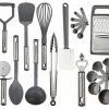 Brand new 👍 Lux Decor Collection Nylon Kitchen Utensils, 23-Piece Set, Grey ✨ 2 Brand new 👍 Lux Decor Collection Nylon Kitchen Utensils, 23-Piece Set, Grey ✨ -kitchen tools Sales home design 11