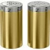 Best Pirce 😉 TATARA Nu Steel Jumbo Salt And Pepper Shakers, Gold ⌛ -kitchen tools Sales home design 125