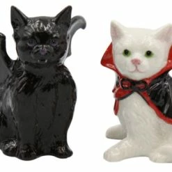 Cheap 🤩 Cosmos Gifts Corp. Vampire & Dracula Cat Salt & Pepper Shaker ⌛