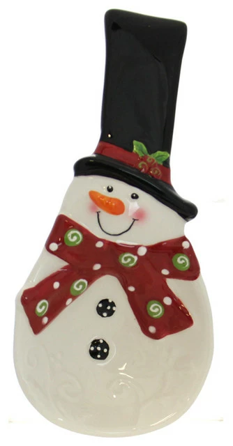 Hot Sale 🤩 Giftcraft Snowman Spoon Rest 🥰 3 Hot Sale 🤩 Giftcraft Snowman Spoon Rest 🥰