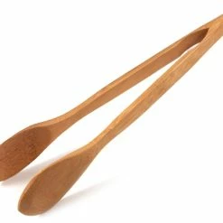 Promo ✔️ None Nature's Kitchen Bamboo Tongs, 11.8 Inch ⭐