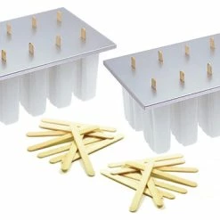 Discount ⭐ Progressive Furniture Progressive International White Freezer Pop Maker With Sticks, Set Of 2 ⌛