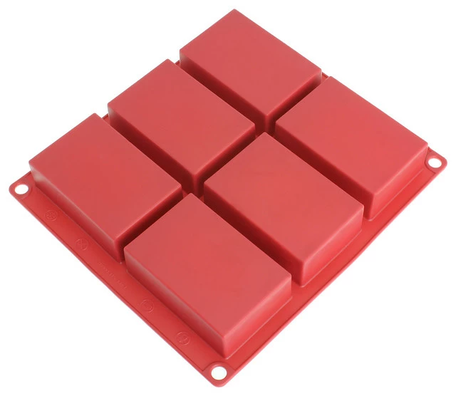 Promo ๐ Freshware 6-Cavity Silicone Rectangle Bar Mold ๐ 3 Promo ๐ Freshware 6-Cavity Silicone Rectangle Bar Mold ๐