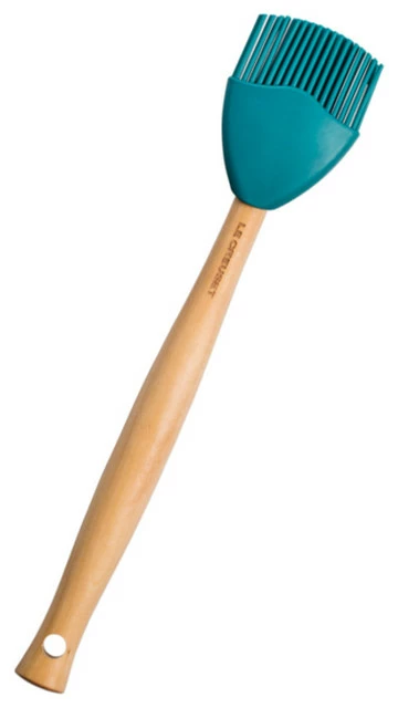 Outlet ⌛ Le Creuset Craft Series Caribbean Silicone And Wood Basting Brush ⌛ 3 Outlet ⌛ Le Creuset Craft Series Caribbean Silicone And Wood Basting Brush ⌛